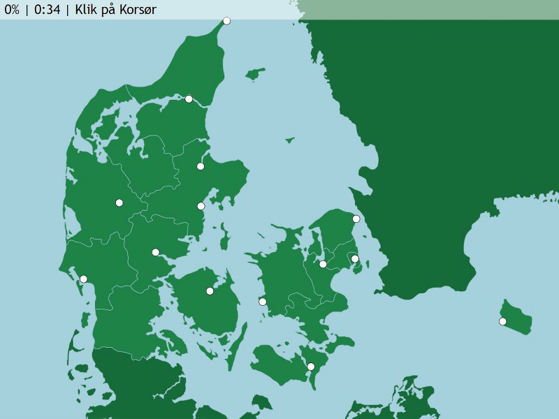 Geografiquiz om danmarks største byer