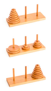stabeltårn - tower of Hanoi