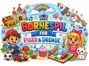 Sjove online børnespil for piger og drenge