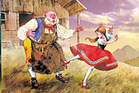 De røde sko - eventyr af H. C. Andersen