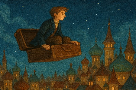 Den flyvende kuffert - eventyr af H. C. Andersen