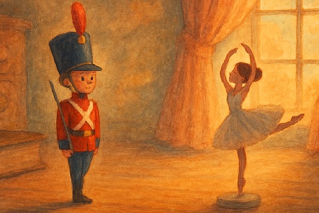 Den standhaftige tinsoldat - eventyr af H. C. Andersen