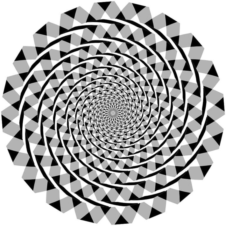 Optiske illusioner spiraler eller cirkler? DUDAs temaer