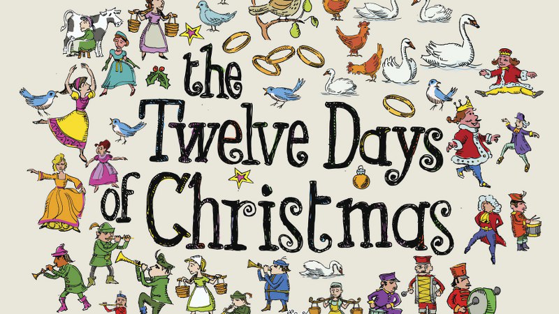 The Twelve Days Of Christmas, Tekst Og Melodi